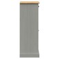 vidaXL Zapatero VIGO madera maciza de pino gris 60x35x96 cm vidaXL Zapatero VIGO madera maciza de pino gris 60x35x96 cm