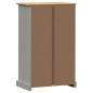 vidaXL Zapatero VIGO madera maciza de pino gris 60x35x96 cm vidaXL Zapatero VIGO madera maciza de pino gris 60x35x96 cm