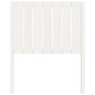 vidaXL Cabecero de cama madera maciza de pino blanco 80,5x4x100 cm vidaXL Cabecero de cama madera maciza de pino blanco 80,5x4x100 cm