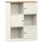 vidaXL Librería VIGO madera maciza de pino blanco 90x35x114,5 cm vidaXL Librería VIGO madera maciza de pino blanco 90x35x114,5 cm
