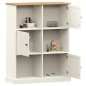 vidaXL Librería VIGO madera maciza de pino blanco 90x35x114,5 cm vidaXL Librería VIGO madera maciza de pino blanco 90x35x114,5 cm