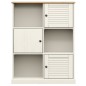 vidaXL Librería VIGO madera maciza de pino blanco 90x35x114,5 cm vidaXL Librería VIGO madera maciza de pino blanco 90x35x114,5 cm