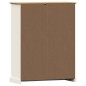 vidaXL Librería VIGO madera maciza de pino blanco 90x35x114,5 cm vidaXL Librería VIGO madera maciza de pino blanco 90x35x114,5 cm