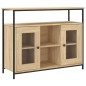 vidaXL Aparador de madera de ingeniería roble Sonoma 100x35x80 cm vidaXL Aparador de madera de ingeniería roble Sonoma 100x35x80 cm