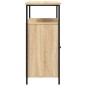 vidaXL Aparador de madera de ingeniería roble Sonoma 100x35x80 cm vidaXL Aparador de madera de ingeniería roble Sonoma 100x35x80 cm