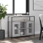 vidaXL Aparador de madera de ingeniería gris Sonoma 100x35x80 cm vidaXL Aparador de madera de ingeniería gris Sonoma 100x35x80 cm