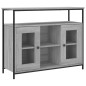 vidaXL Aparador de madera de ingeniería gris Sonoma 100x35x80 cm vidaXL Aparador de madera de ingeniería gris Sonoma 100x35x80 cm