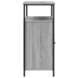 vidaXL Aparador de madera de ingeniería gris Sonoma 100x35x80 cm vidaXL Aparador de madera de ingeniería gris Sonoma 100x35x80 cm