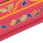 vidaXL Mesa de centro madera maciza de mango rosa pintada a mano vidaXL Mesa de centro madera maciza de mango rosa pintada a mano