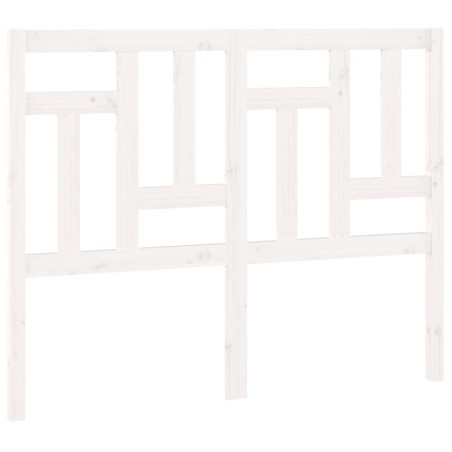 vidaXL Cabecero de cama madera maciza de pino blanco 155,5x4x100 cm