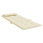vidaXL Cojines de silla respaldo alto 2 uds tela Oxford color crema vidaXL Cojines de silla respaldo alto 2 uds tela Oxford color crema