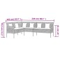 vidaXL Juego de comedor jardín 2 pzas con cojines ratán sintético gris vidaXL Juego de comedor jardín 2 pzas con cojines ratán sintético gris