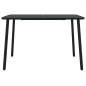 vidaXL Mesa de jardín acero gris antracita 110x80x71 cm vidaXL Mesa de jardín acero gris antracita 110x80x71 cm