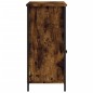 vidaXL Aparador madera de ingeniería roble ahumado 100x35x75 cm vidaXL Aparador madera de ingeniería roble ahumado 100x35x75 cm