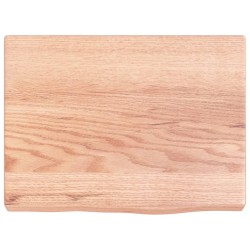 vidaXL Estante pared madera roble tratada marrón claro 40x30x(2-4) cm