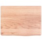 vidaXL Estante pared madera roble tratada marrón claro 40x30x(2-4) cm vidaXL Estante pared madera roble tratada marrón claro 40x30x(2-4) cm