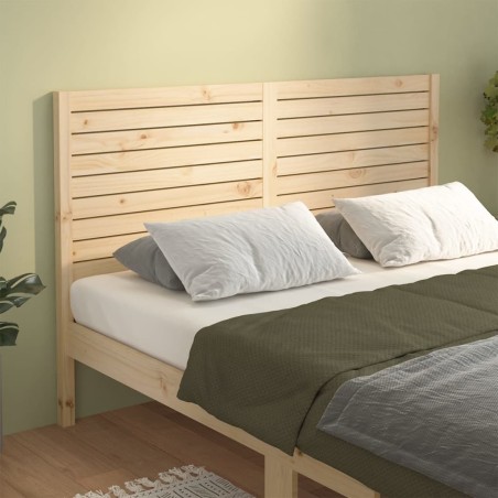 vidaXL Cabecero de cama madera maciza de pino 186x4x100 cm