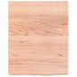 vidaXL Estante pared madera roble tratada marrón claro 40x50x(2-4) cm vidaXL Estante pared madera roble tratada marrón claro 40x50x(2-4) cm
