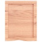 vidaXL Estante pared madera roble tratada marrón claro 40x50x(2-4) cm vidaXL Estante pared madera roble tratada marrón claro 40x50x(2-4) cm