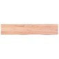 vidaXL Estante de pared madera roble tratada marrón claro 100x20x4 cm vidaXL Estante de pared madera roble tratada marrón claro 100x20x4 cm