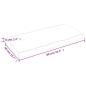 vidaXL Tablero mesa madera tratada borde natural marrón 80x40x(2-6) cm vidaXL Tablero mesa madera tratada borde natural marrón 80x40x(2-6) cm