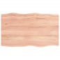vidaXL Tablero mesa madera tratada borde natural marrón 100x60x(2-4)cm vidaXL Tablero mesa madera tratada borde natural marrón 100x60x(2-4)cm