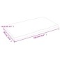 vidaXL Tablero mesa madera tratada borde natural marrón 100x60x(2-4)cm vidaXL Tablero mesa madera tratada borde natural marrón 100x60x(2-4)cm