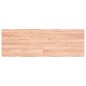 vidaXL Tablero mesa madera tratada borde natural marrón 120x40x(2-4)cm vidaXL Tablero mesa madera tratada borde natural marrón 120x40x(2-4)cm