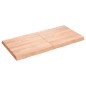 vidaXL Tablero mesa madera tratada borde natural marrón 120x60x(2-6)cm vidaXL Tablero mesa madera tratada borde natural marrón 120x60x(2-6)cm
