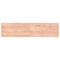 vidaXL Tablero mesa madera tratada borde natural marrón 160x40x(2-4)cm vidaXL Tablero mesa madera tratada borde natural marrón 160x40x(2-4)cm