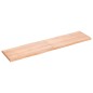 vidaXL Tablero mesa madera tratada borde natural marrón 160x40x(2-4)cm vidaXL Tablero mesa madera tratada borde natural marrón 160x40x(2-4)cm