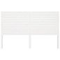 vidaXL Cabecero de cama madera maciza de pino blanco 141x4x100 cm vidaXL Cabecero de cama madera maciza de pino blanco 141x4x100 cm