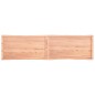 vidaXL Tablero mesa madera tratada borde natural marrón 200x50x(2-4)cm vidaXL Tablero mesa madera tratada borde natural marrón 200x50x(2-4)cm