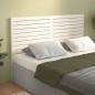 vidaXL Cabecero de cama madera maciza de pino blanco 141x4x100 cm vidaXL Cabecero de cama madera maciza de pino blanco 141x4x100 cm