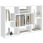 vidaXL Estantería de pared madera contrachapada blanco 85x16x52,5 cm