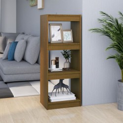 vidaXL Estantería/divisor de espacios pino macizo miel 40x30x103,5cm