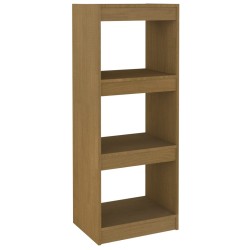 vidaXL Estantería/divisor de espacios pino macizo miel 40x30x103,5cm