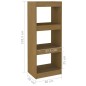vidaXL Estantería/divisor de espacios pino macizo miel 40x30x103,5cm vidaXL Estantería/divisor de espacios pino macizo miel 40x30x103,5cm