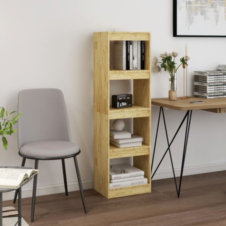 vidaXL Estantería divisor de espacios madera de pino 40x30x135,5 cm