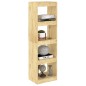 vidaXL Estantería divisor de espacios madera de pino 40x30x135,5 cm vidaXL Estantería divisor de espacios madera de pino 40x30x135,5 cm