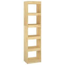 vidaXL Estantería/divisor de espacios madera de pino 40x30x167,5 cm