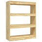 vidaXL Estantería/divisor de espacios madera maciza pino 100x30x103 cm vidaXL Estantería/divisor de espacios madera maciza pino 100x30x103 cm