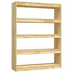 vidaXL Estantería/divisor de espacios madera de pino 100x30x135,5 cm