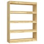 vidaXL Estantería/divisor de espacios madera de pino 100x30x135,5 cm
