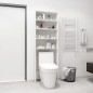 vidaXL Armario de lavadora blanco 64x24x190 cm