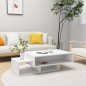 vidaXL Mesa de centro madera contrachapada blanco 105x55x32 cm vidaXL Mesa de centro madera contrachapada blanco 105x55x32 cm