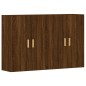 vidaXL Armarios de pared 2 uds madera de ingeniería marrón roble vidaXL Armarios de pared 2 uds madera de ingeniería marrón roble
