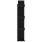 vidaXL Librería de madera contrachapada negro 86x25,5x140 cm vidaXL Librería de madera contrachapada negro 86x25,5x140 cm