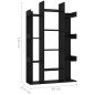vidaXL Librería de madera contrachapada negro 86x25,5x140 cm vidaXL Librería de madera contrachapada negro 86x25,5x140 cm
