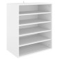 vidaXL Mueble zapatero de madera contrachapada blanco 60x35x70 cm vidaXL Mueble zapatero de madera contrachapada blanco 60x35x70 cm